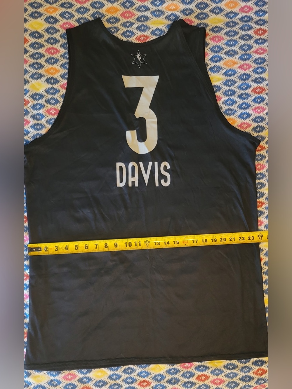 Anthony Davis Jordan White & Black All-Star Chicago 2020 Reversible Jersey